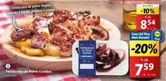 Lidl A+ - tentaculos de polvo coridos promoção