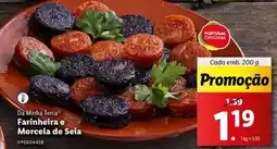 Lidl Portugal - farinetra e morcela de seia promoção