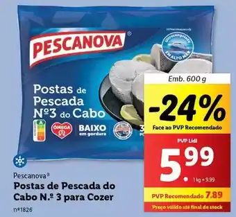 Lidl Pescanova - postas de pescada do cabo n.3 promoção