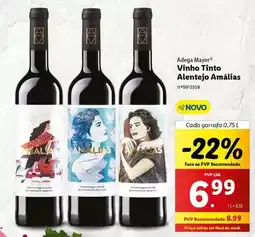 Lidl Adega mayor - vinho tinto alentejo amálias promoção