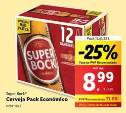 Lidl Super bock - cerveja pack economico promoção