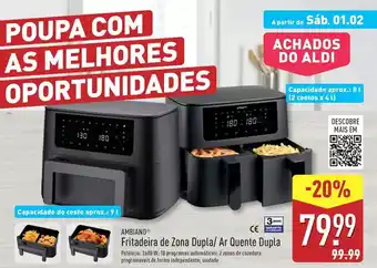 ALDI Aldi - fritadeira de zona dupla/ar quente dupla promoção