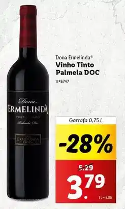 Lidl Ermelinda - vinho tinto promoção