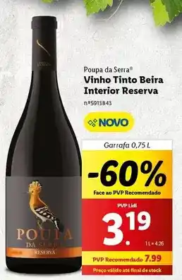 Lidl Lidl - vinho tinto beira interior reserva promoção