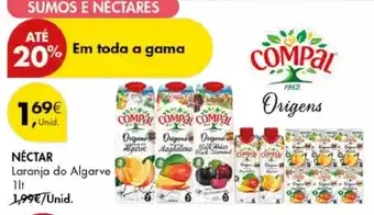 Pingo Doce Nectar compal promoção