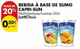 Pingo Doce Bebida à base de sumo capri-sun promoção