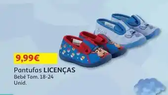 Auchan Licenças - pantufas promoção