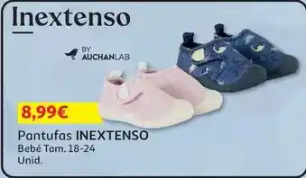 Auchan Inextenso - pantufas bebe promoção