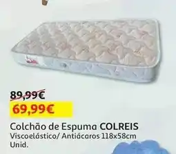 Auchan Colreis - colchao de espuma promoção