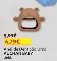 Auchan Auchan baby - anel de dentição urso promoção