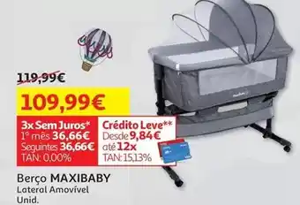 Auchan Maxibaby - berço promoção