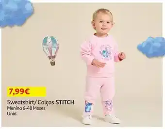 Auchan Stitch - sweatshirt / calças promoção