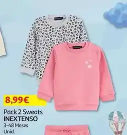 Auchan Inextenso - pack 2 sweats promoção