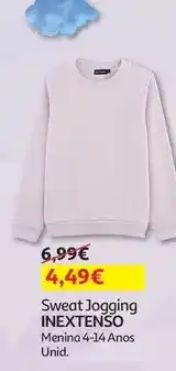 Auchan Inextenso - sweat jogging promoção