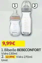 Auchan Bébé confort - biberão 130ml vidro 3102201940/2290 promoção