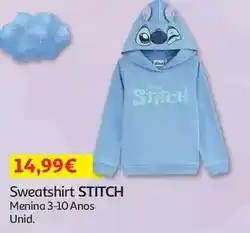 Auchan Stitch - sweatshirt promoção