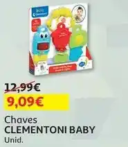 Auchan Clementoni baby - chaves promoção