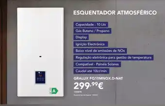 Radio Popular A+ - esquentador atmosférico promoção