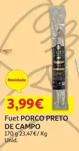 Auchan Porco preto de campo - fuet promoção