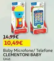 Auchan Clementoni baby - baby microfone: 17913 promoção