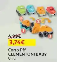 Auchan Clementoni - carro pff baby promoção