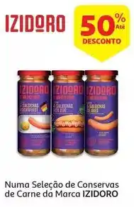 Auchan Izidoro - salsichas porco :bockwurst frasco5un 400(245)g promoção