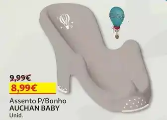 Auchan Auchan baby - assento p/banho promoção