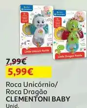 Auchan Clementoni - roca unicórnio baby 17778 promoção