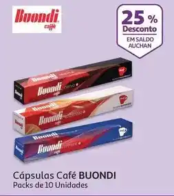 Auchan Buondi - cápsulas café :nsp original 10 un promoção