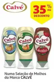 Auchan Calvé - maionese :top down 240 g promoção