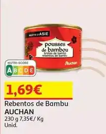 Auchan Auchan - rebentos de bambu promoção