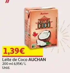 Auchan Auchan - leite de coco promoção