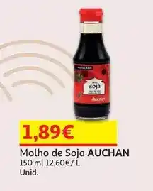 Auchan Auchan - molho de soja promoção