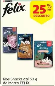 Auchan Felix - snack gato party mix original 60gr promoção