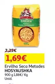 Auchan Hosyaushka - ervilha seca metades promoção