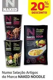 Auchan Naked noodle - singapore curry :78 g promoção