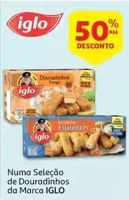 Auchan Iglo - douradinhos:peixe msc 15 un 420g promoção