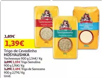 Auchan Hosyaushka - trigo de sarraceno :900 g promoção