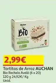 Auchan Auchan - tortitas de arroz promoção