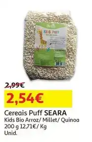 Auchan Seara - cereais puff promoção