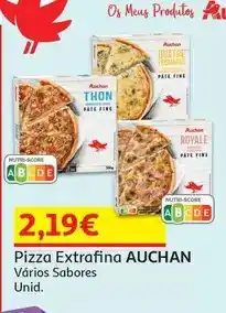 Auchan Auchan - pizza extra fina:divina 4 formaggi 340g promoção