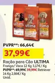 Auchan Ultima - ração gato frango 7,5kg 923172 promoção