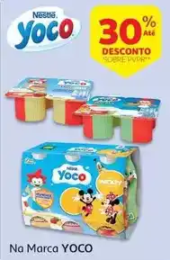 Auchan Yoco - infantil:duo mix mor/ban 4x90 g promoção