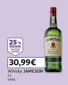 Auchan Jameson - whisky promoção