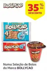 Auchan Bollycao - bolo recheado :4un 228g promoção