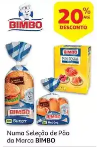 Auchan Bimbo - pão forma :sem codea 650 g promoção