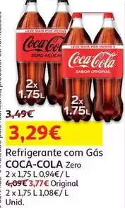 Auchan Coca-cola - refrigerante c/gás :original 2x1.75l promoção