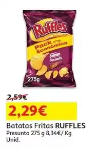 Auchan Ruffles - batatas fritas promoção