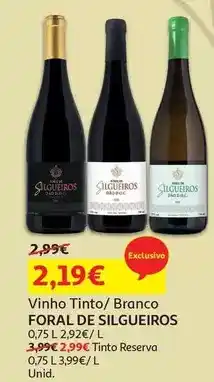 Auchan Foral de silgueiros - v. tinto :dão 0.75l promoção