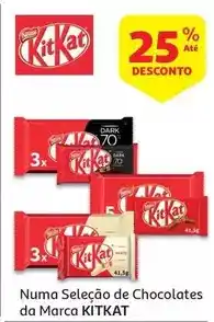 Auchan Kit kat - snack de chocolate :5x41.5g promoção